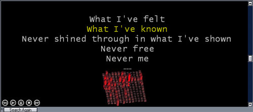 LyricFX for Winamp Screenshot